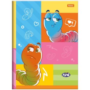 Caderno Brochura 1/4 Capa Dura Fini 80FLS. - Imagem 3