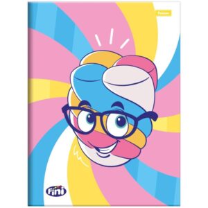 Caderno Brochura 1/4 Capa Dura Fini 80FLS. - Imagem 5
