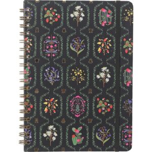 Caderno 01X1 Cp.dura Colegial Jardim Preto 80FLS. - Imagem 1