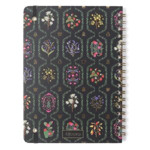 Caderno 01X1 Cp.dura Colegial Jardim Preto 80FLS. - Imagem 3