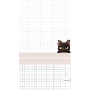 Refil para Caderno Cute Cat P/Argolado 63G. 80FLS - Imagem 11