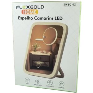 Utensilio Domestico Espelho Camarim LED 19X15CM - Imagem 2