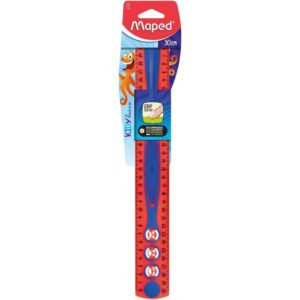 Regua de Poliestireno Kidy Learn 30CM - Imagem 1