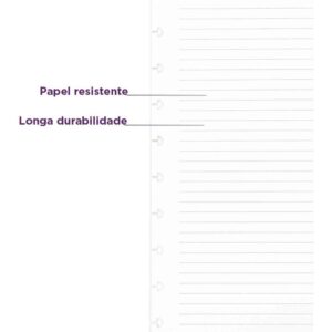 Caderno Inteligente Refil Grande Pautado 90G. 100FLS. - Imagem 2