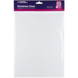 Caderno Inteligente Divisorias Grande Clean C/04 Unid. - Imagem 4