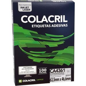 Etiqueta A4 63,5X46,6MM 100 Folhas - Imagem 1