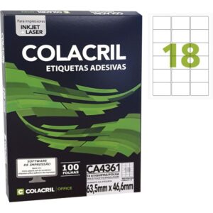 Etiqueta A4 63,5X46,6MM 100 Folhas - Imagem 2