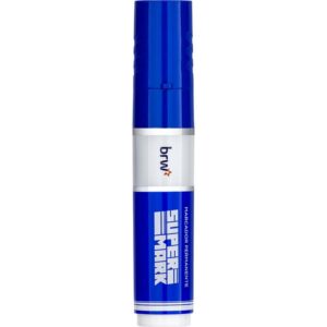 Pincel Marcador Permanente Supermark Azul - Imagem 1