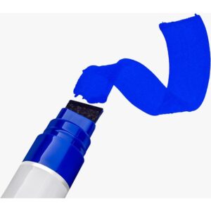 Pincel Marcador Permanente Supermark Azul - Imagem 3