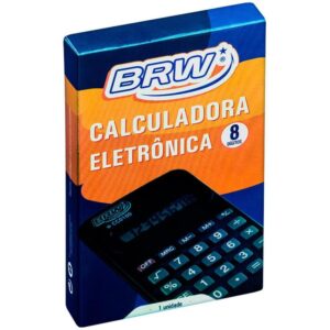 Calculadora de Bolso 8 Dig. 10,1X6,3X0,8CM com Capa - Imagem 1
