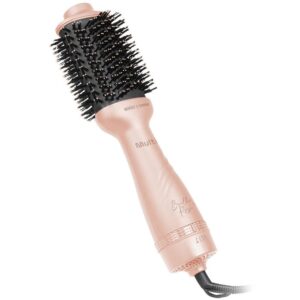 Escova de Cabelo Alisadora Secadora Brilho Rose 1300W Biv - Imagem 2