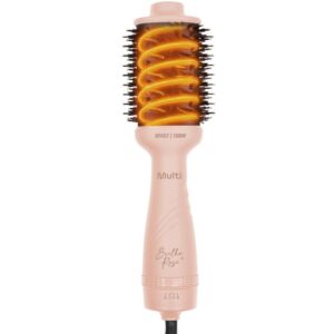 Escova de Cabelo Alisadora Secadora Brilho Rose 1300W Biv - Imagem 5