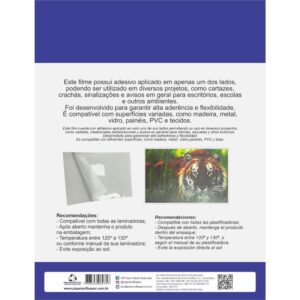Plastico para Plastificacao Petfilm Adesivo A4 216X303MM 8 - Imagem 2