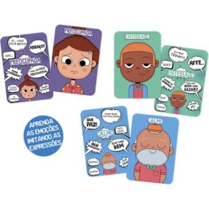 Jogo Educativo Cartas Geniais Caras e Caretas - Imagem 2