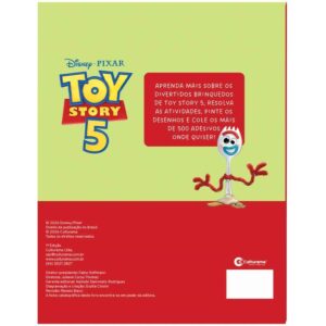 Livro com Adesivos Toy Story 5 40P C/500 Adesivos - Imagem 6