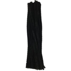 Acessorio para Cabelo Haste de Chenille Preto - Imagem 1