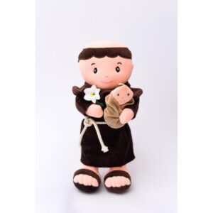 Boneca de Pelucia Religioso Santo Antonio 32CM - Imagem 1