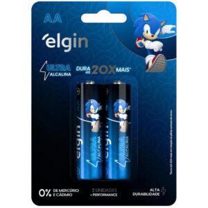 Pilha Alcalina Pequena Aa Ultra Alcalina - Imagem 1