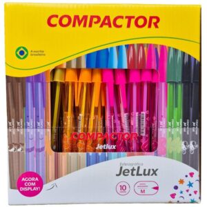 Caneta Esferografica Jet Lux 10 Cores - Imagem 1