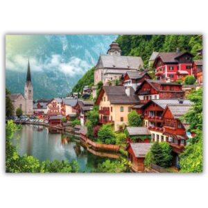 Quebra-Cabeca Cartonado Austria 1000 Pecas - Imagem 2