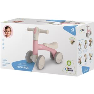 Bicicleta Infantil Fofo Ride Equilibrio Rosa - Imagem 2