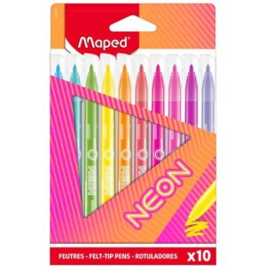 Caneta Hidrografica Color Peps Neon 10 Cores - Imagem 1
