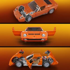 Hot Wheels Brick Shop Premium Lamborghini 1:12 1523P - Imagem 6