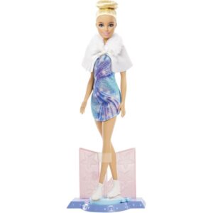 Barbie Profissoes Patinadora no Gelo Loira - Imagem 5