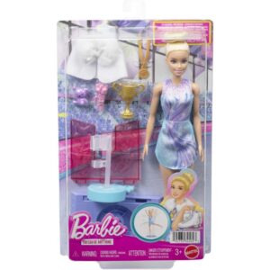 Barbie Profissoes Patinadora no Gelo Loira - Imagem 6