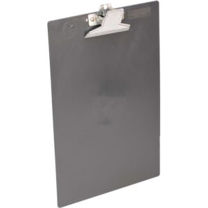 Prancheta Plastica Oficio C/Prend.metal Black - Imagem 1