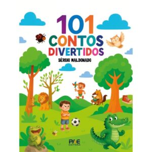Livro Infantil Ilustrado 101 Contos Divertidos C.d 124P - Imagem 1