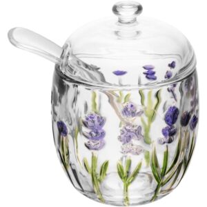Utensilio Domestico Acucareiro Lavanda C/Colher - Imagem 1