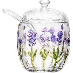 Utensilio Domestico Acucareiro Lavanda C/Colher - Imagem 2