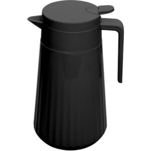 Garrafa Termica Rosca Unique Preta 1L - Imagem 1