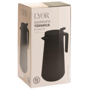Garrafa Termica Rosca Unique Preta 1L - Imagem 4