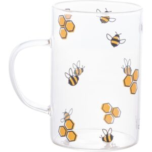 Caneca de Vidro Bee 280ML - Imagem 3