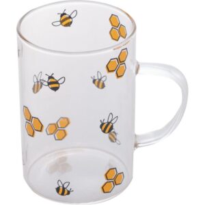 Caneca de Vidro Bee 280ML - Imagem 4