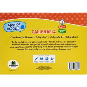 Livro Caligrafia Aprenda em Casa VOL.3 14PG - Imagem 2