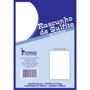 Bloco para Rascunho Sulfite 1/36 50FLS - Imagem 2