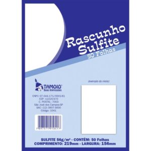 Bloco para Rascunho Sulfite 1/18 50FLS - Imagem 2