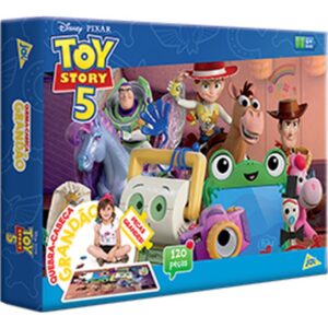Quebra-Cabeca Cartonado Toy Story 5 120PECAS Grandao - Imagem 1