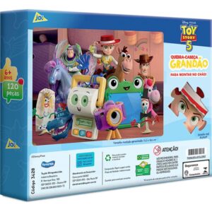 Quebra-Cabeca Cartonado Toy Story 5 120PECAS Grandao - Imagem 2