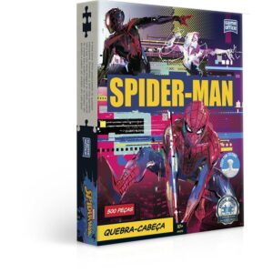 Quebra-Cabeca Cartonado Spider-Man 500 Pecas - Imagem 1