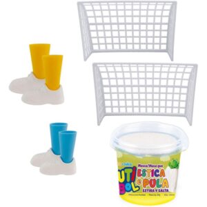 Massa para Modelar Criativa Kit Jogo Massinha Utibol 4PCS - Imagem 2