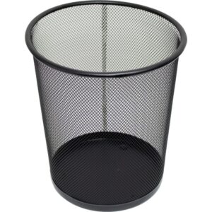 Lixeira para Escritorio Aramado 8,5L Preto - Imagem 1