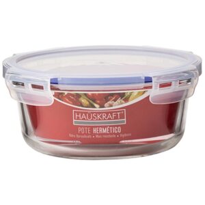 Pote de Vidro Hermetico Redondo 580ML - Imagem 3