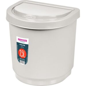 Lixeira Flip Pia 2,5L Branca - Imagem 1