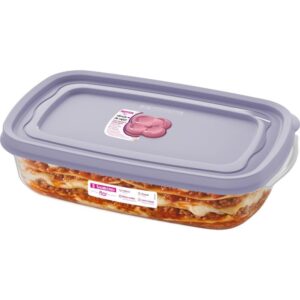 Pote Plastico Retangular Flor 1,26L - Imagem 1