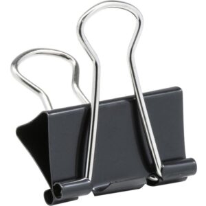 Prendedor de Papel Binder 32MM Preto - Imagem 2