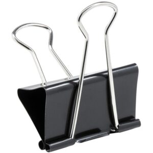 Prendedor de Papel Binder 50MM Preto - Imagem 2